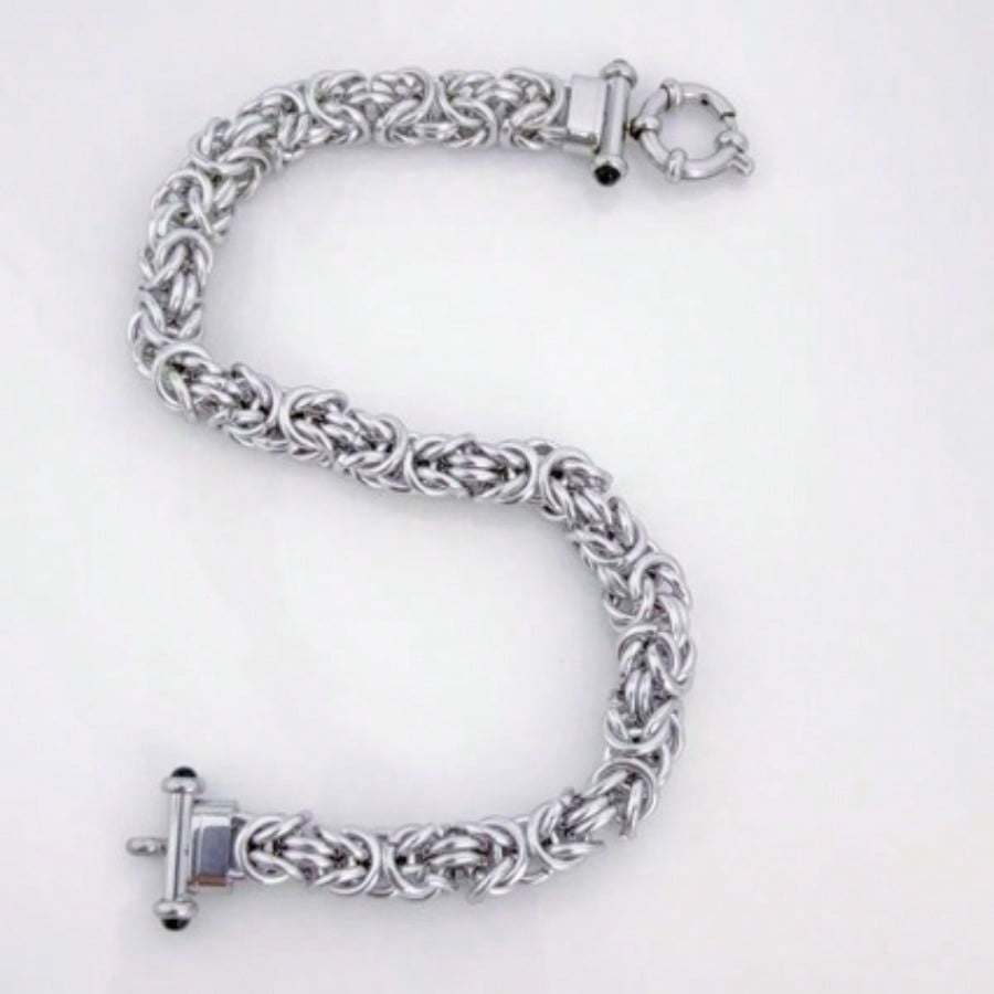 Stainless Steel 7mm Non-fading Bracelet Trendy Hip-hop Men Chain Bracelets