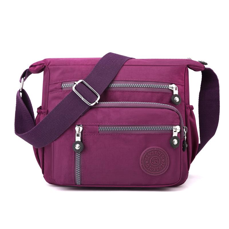 Women's Large Capacity Crossbody Bag with Adjustable Strap & Multi-Pocket Casual Travel Handbag Suitable for Travel, Zipper Closure