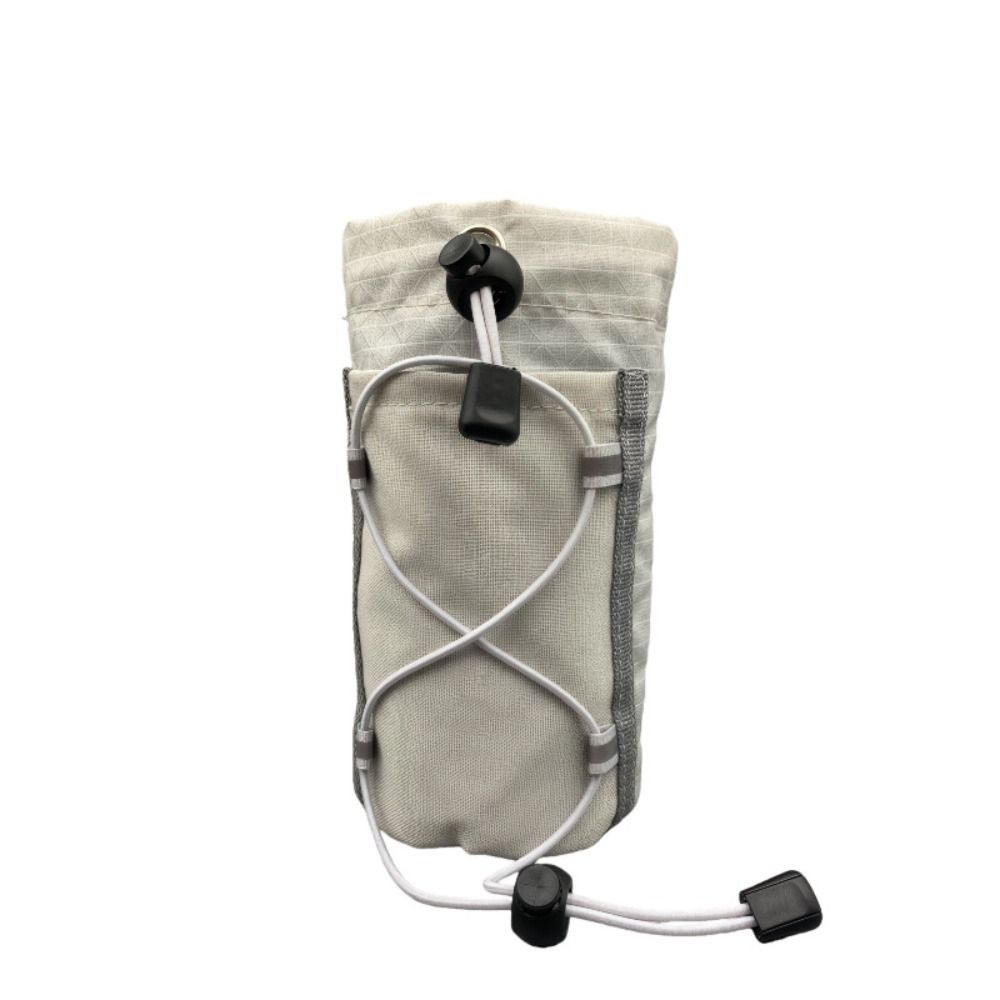 Large Capacity Backpack Strap Pouch Drawstring Anti-lost Water Bottle Holder Wear-resistant Versatile Shoulder Strap Hanging Bag