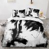 Death Note Bedding Set Single Twin Full Queen King Size Bed Set Adult Kids Bedroom Duvet Cover Sets 3D Print Anime Death Note