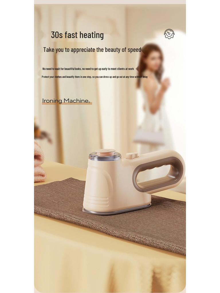 Compact Handheld Garment Steamer for Travel & Dorms