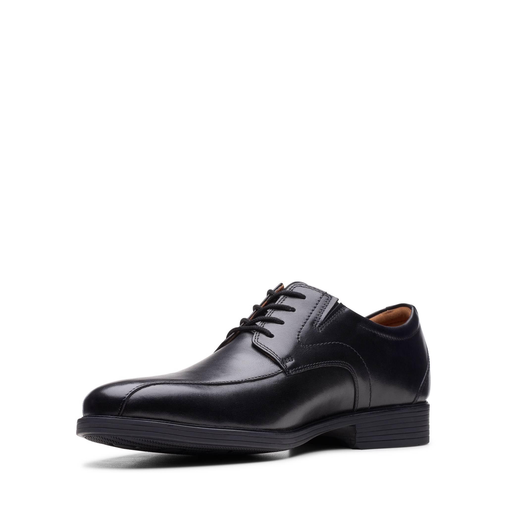 

[Clarks] Business Shoes, Leather Shoes, Lightweight, Breathable, Comfortable, Wydon Pace, Men s, Black Leather, 28.0 cm