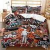 3D Print Graffiti Hip Hop Street Culture Bedding Set Single Twin Double Queen King Cal King Size Bed Linen Set