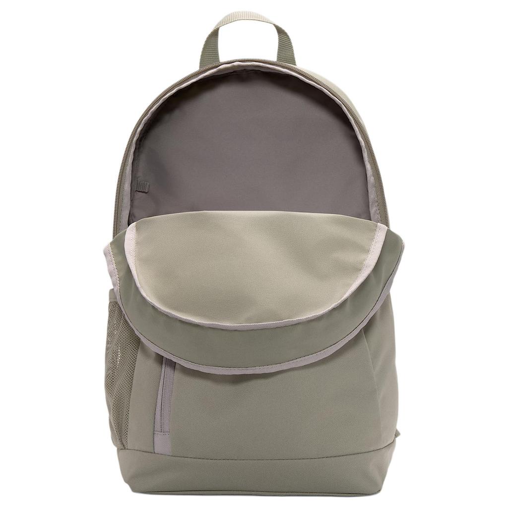 Nike Elemental Logo Fabric Backpack Regular Kids Backpack Light-Army-Green University-Gray Black BA6032-320