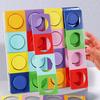 Water-based Paint Matching Logic Game Educational Wooden Puzzle  Preschoolers or Toddlers