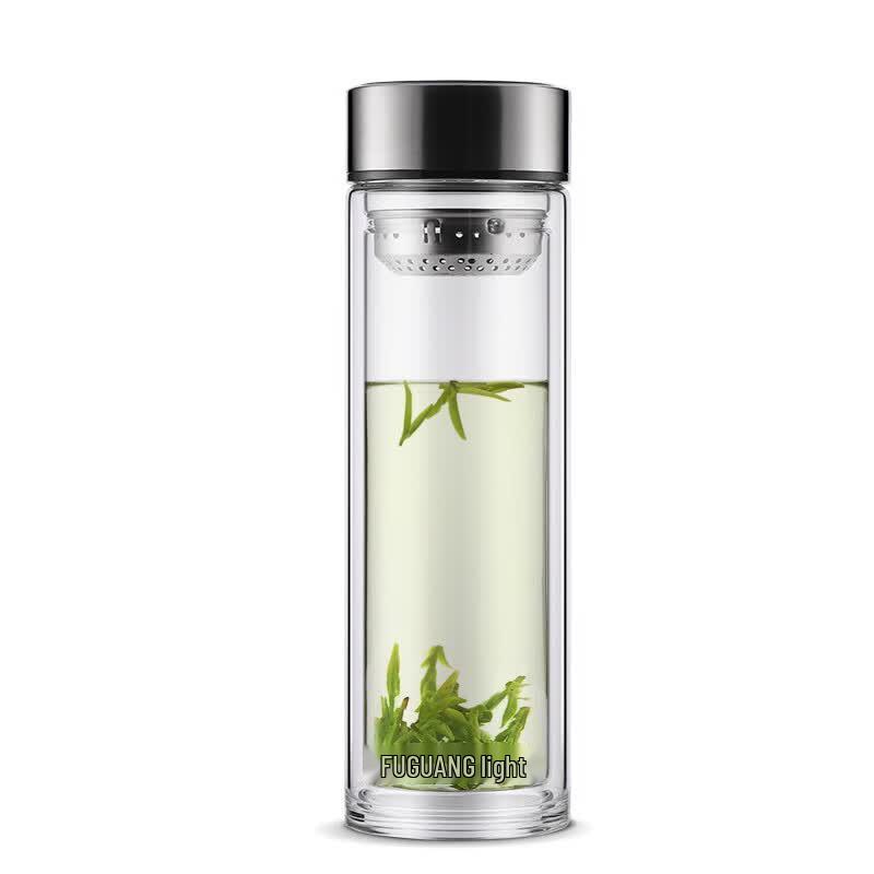 Fuguang G1801 Double-Layer Business Glass Tumbler