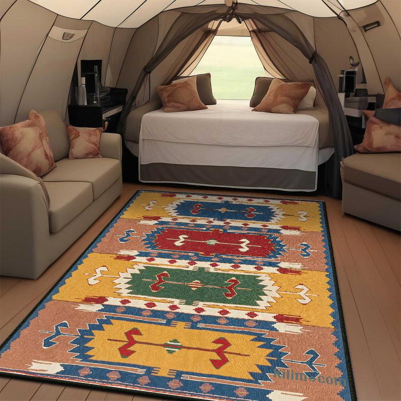 

Bohemian Ethnic Style Carpet Outdoor Camping Thick Moisture-proof Carpet Wear-resistant Carpet 200*300cm