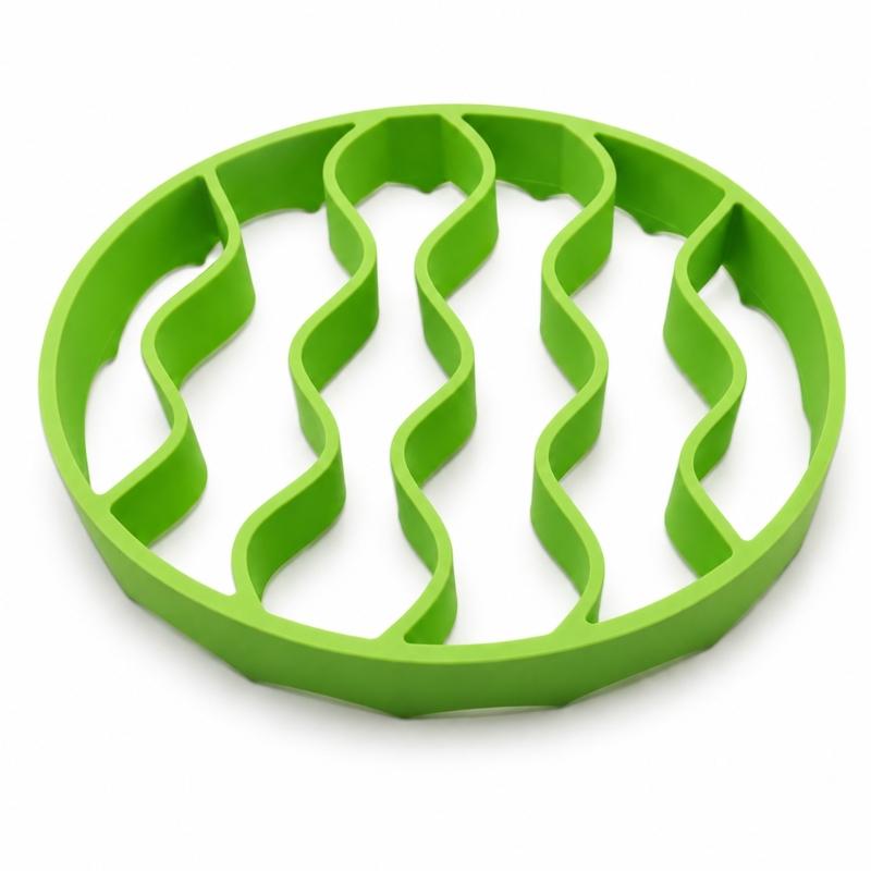 Silicone Open Rack Insert for Slow Cooker Use, Pot Bottom Lift Support for Soup, Porridge and Braised Dish Cooking Meal Use