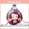 Trendy Demon Slayer Necklace With Unique Tanjiro And Shinobu Design Perfect For Gifts