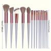 13pcs Professional Makeup Brushes. Soft, Low-allergy Bristles for All Skin Types.
