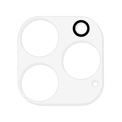 For iPhone 16 Pro TPU+Acrylic Phone Case with Silk Printing Tempered Glass Screen Film+Clear Lens Film