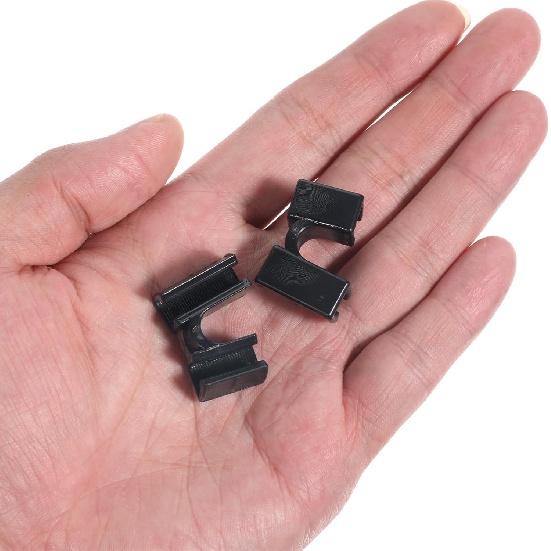 10 Pieces Reble Chopsticks Helpers Black Training Chopstick Hinges Connector Practice Chopsticks for Adults, Kids, Beginners, Trainers or Learners