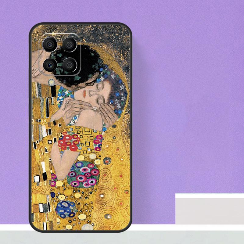 The Kiss Gustav Klimt Painting For Samsung Galaxy M13 M33 M53 M12 M32 M52 M14 M34 M54 M20 M51 M21 M30s M31s M15 M55 Case