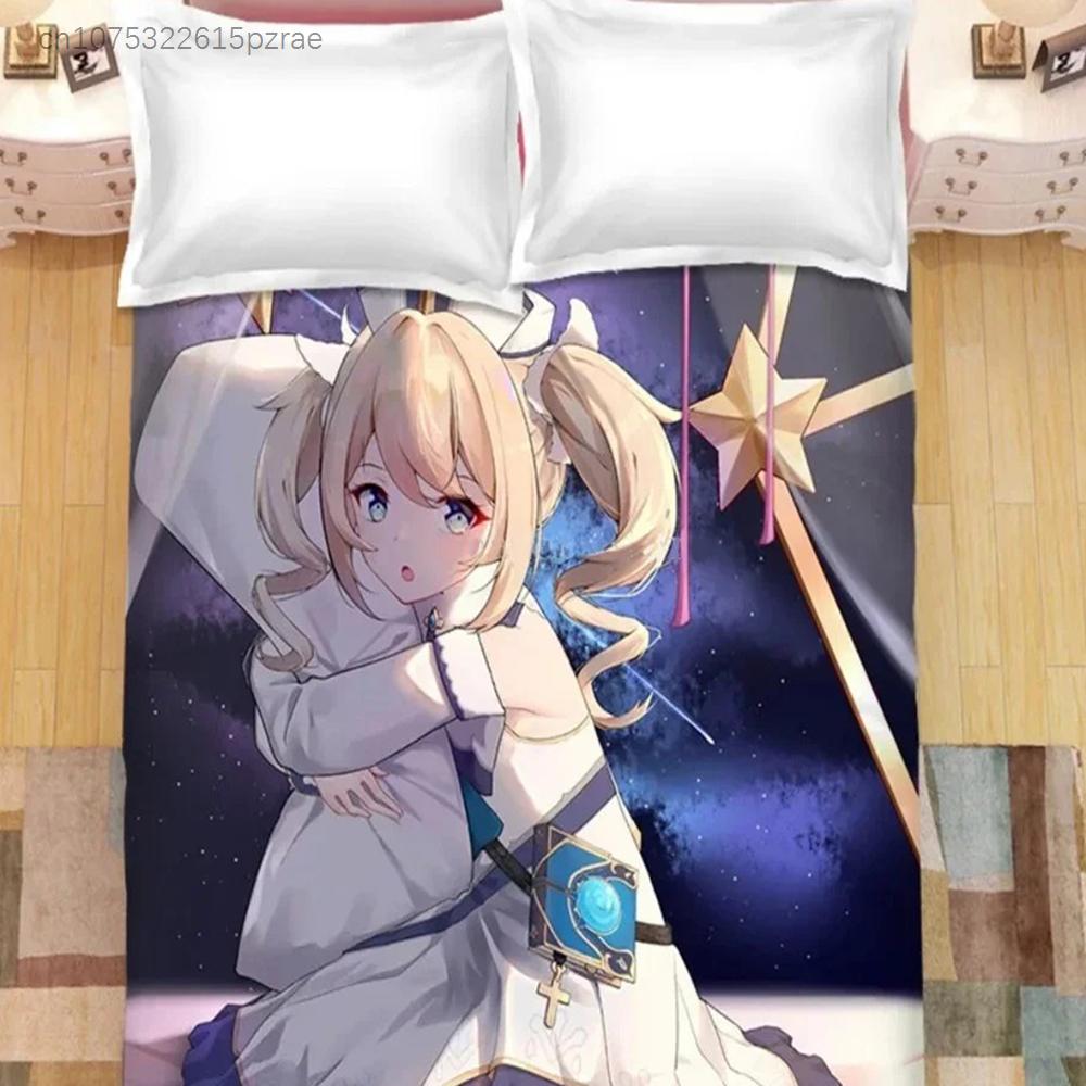 Game Genshin Impact Chongyun Bedding Set Bedroom Soft Modern Bedspreads Comefortable Kids Duvet Cover Quilt Cover And Pillowcase