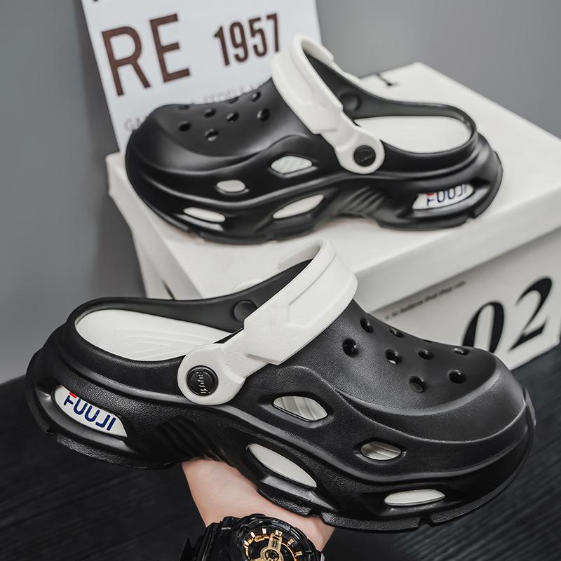 

Мужские новые удобные и модные повседневные туфли с круглым носком, на толстой подошве, с цветовой блокировкой и перфорацией, дышащие, с закрытым носком 45