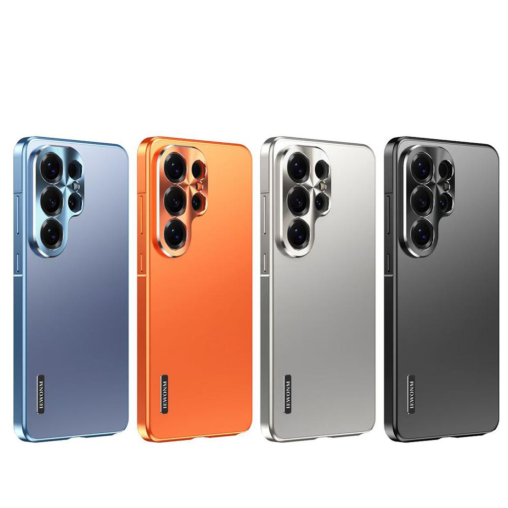 Luxury Metal Magnetic Shell Case For Samsung Galaxy S26 S25 S24 S23 S22 S21 Ultra Plus Titanium Aluminum  Full Lens Protection Phone Cover