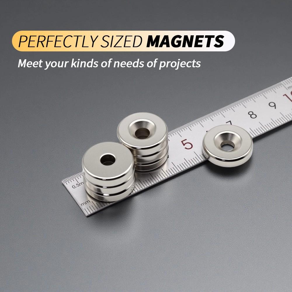 20x5-5MM imans Round Refrigerator magnets with holes for Office Whiteboard Suitable Tools Home Workplace, Etc 20*5-5
