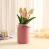 Plastic Decorative Vase Shatterproof Hemp Rope Folding Vase for Living Room