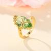 Wish horse eye dragonfly touch water ring simple niche elegant ring ring