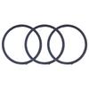 3Pcs Sealing Ring Set Rubber Sealing Gaskets Cam Adjuster Seals for 4 Cylinder Gasoline Engine