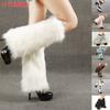 Dammode bootsmanschett fluffig mjuk päls fuskpäls benvärmare kängor 20-40 cm