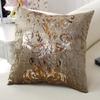 45x45cm Luxurious Bronzing Pillow Case Sofa Car Cushion Cover Home Decoration