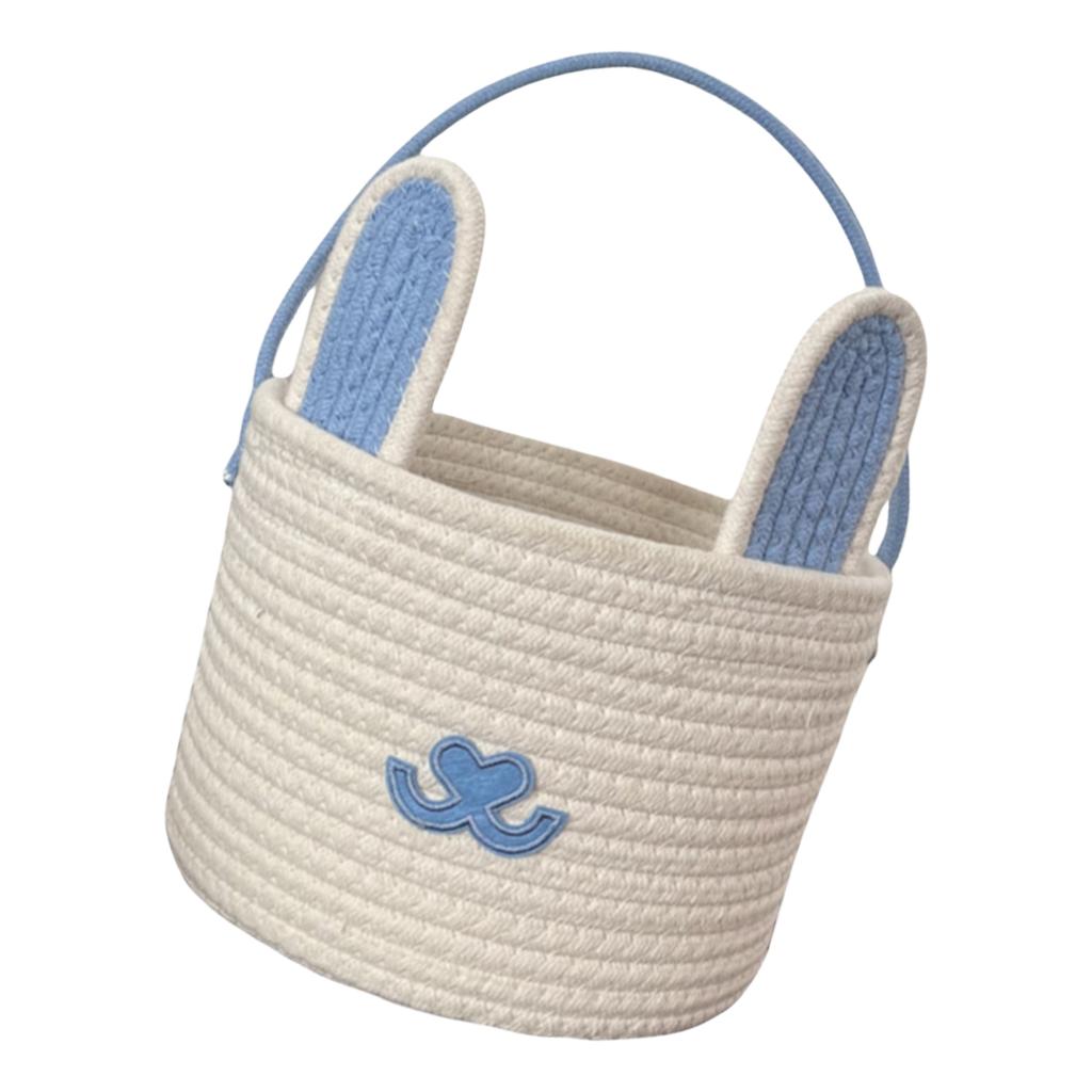 Fashionable Handheld Easters Rabbit Eggs Basket Designs for Easy Carrying and Festival Celebration Home Decoration