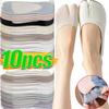 5pairs Women's Two Finger Socks Summer Thin Non-slip Invisible Low Cut Boat Sock Solid Breathable Cotton Tabi Socks Comfortable