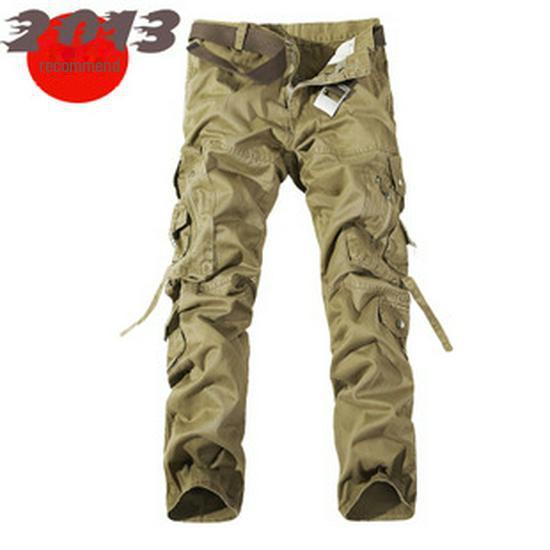 European & American Style Men's Loose Multi-Pocket Overalls - Trendy Casual Large Size Pants
