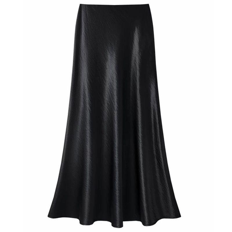 

High-Quality Chinese Style Sleeveless Jacquard Top & Satin Skirt Set for Women - Summer New Arrival XL (Recommended: 128-130 jin)