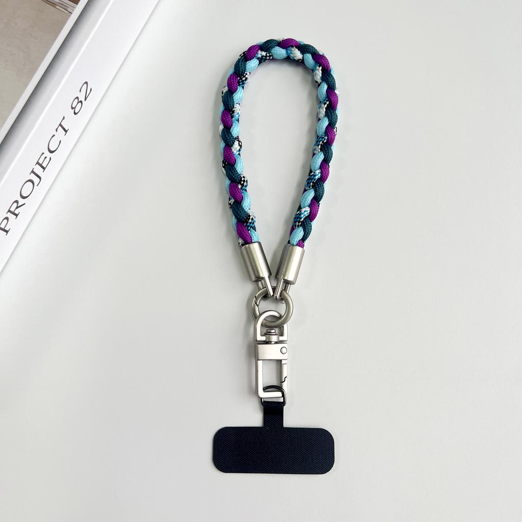 Creative Hand-Woven Mobile Phone Lanyards, Wristbands, Short Rope Strings, Pearl Jewelry, Pendants, Safety Anti-Loss Ropes