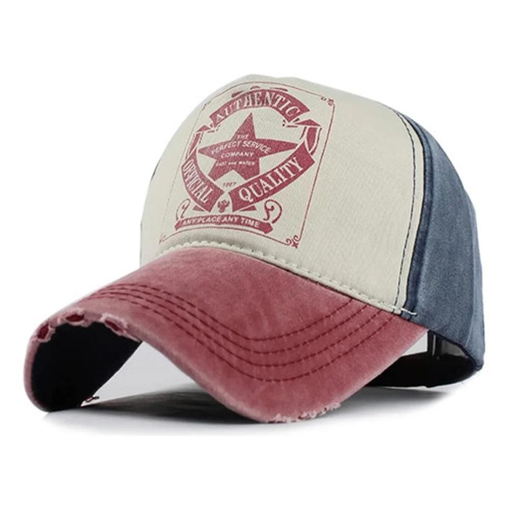 Vintage Baseball Cap Washed Denim Trucker Hat Fashion P,a12