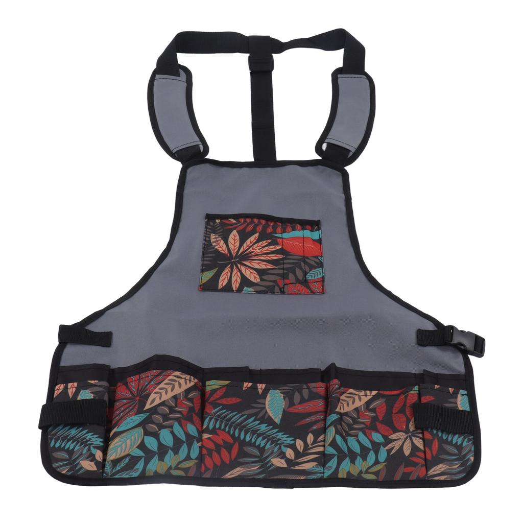 Tool Apron Durable Comfortable Heavy Duty Tool Apron with Pockets for Kitchen Garden