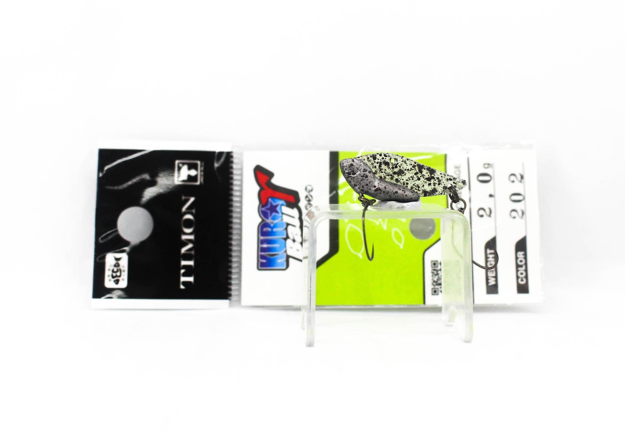 Jackall Kuro Ball 2.0 grams Sinking Lure 202 Tackey Brown (7992)