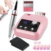 45000RPM Nail Drill Machine With Low Vibration Professional Nail Milling Machine With Pause Mode Manicure Set For Salon Home Use