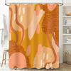 Bathroom Shower Curtain Waterproof Vintage Floral Patterned Fabric Decor Farmhouse Rustic Home Textile Washable Liner