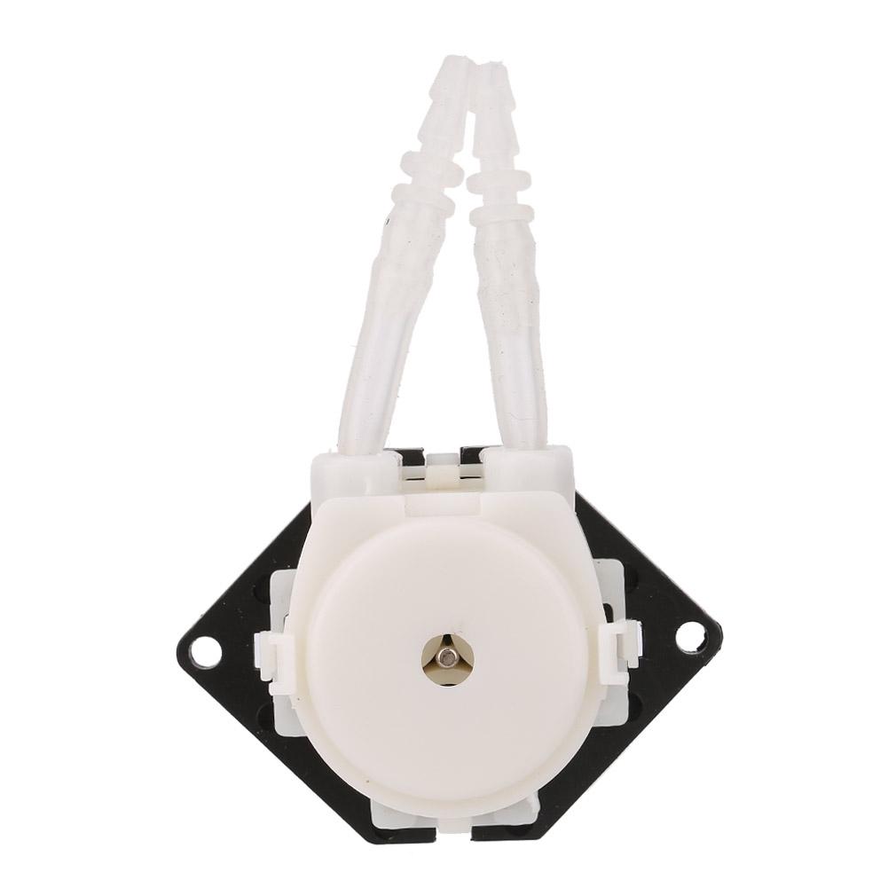 12V  3*5 Dosing Pump DIY Peristaltic Tube Head For Aquarium Lab Chemical Analysis(white)