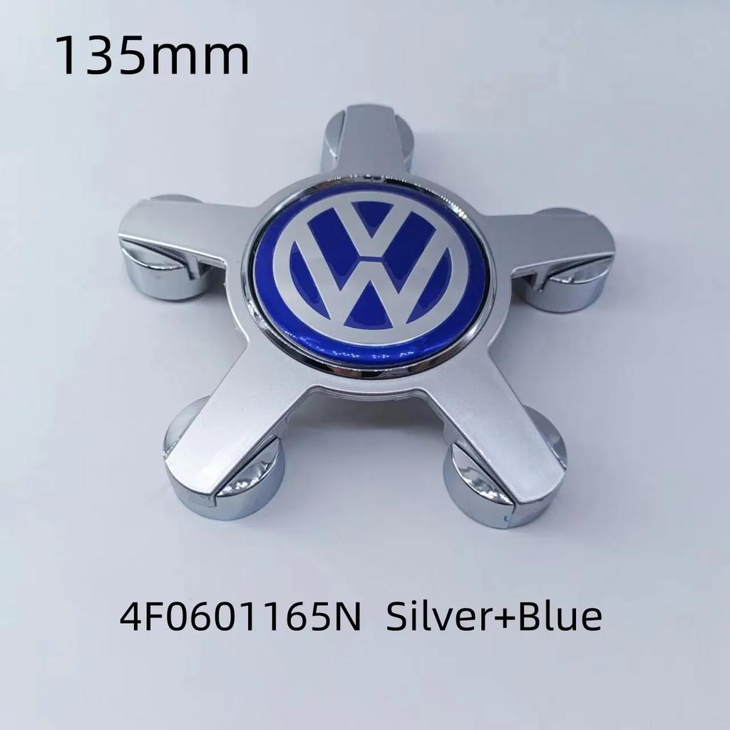 For VW Volkswagen Jetta MK5 Golf 4pcs 135mm Volkswagen Golf Polo Car Wheel Center Caps 5Pins Rim Hub Cover Hubcap Logo Badge Emb