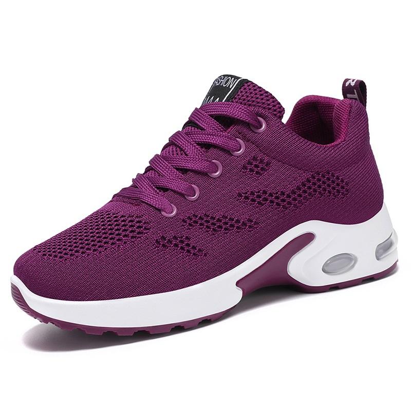 2026 Spring Plus Size Women's Shoes Air Cushion Soft Sole Breathable Casual Running Sports Shoes
