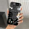 Cute Cartoon Cat Phone Case For iPhone 16 15 Pro Max Cases iPhone 11 12 13 14 Pro Max XS XR X 7 8 Plus Shockproof Soft Cover