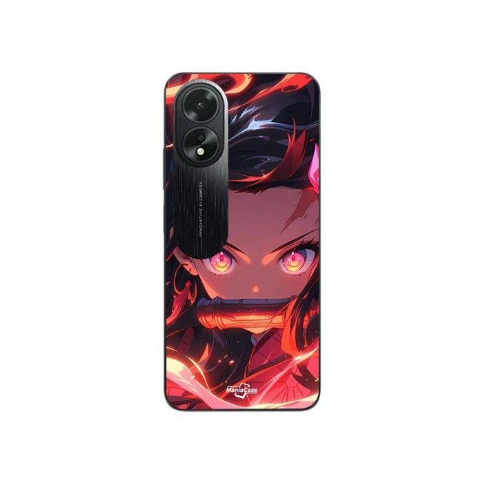 Phone Case - MANIACASE - Oppo A58 - Demon Slayer Nezuko Kamado - TPU Silicone - Flexible