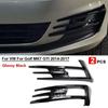 New Style 1Pair Car Front Fog Light Grille Grill Car Fog Lamp Lower Bumper Grill Trim For VW Golf 7 MK7 GTI 2014 2015 2016 2017