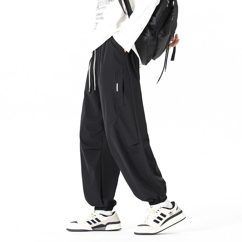 Tooling pants men's spring and autumn new trendy brand casual pants American functional paratrooper pants logging leggings