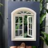 Portable Window Frame Props Fresh Perspective Novel Scenery Window View Props Plastic Handheld Pane Pic Props Anniversary