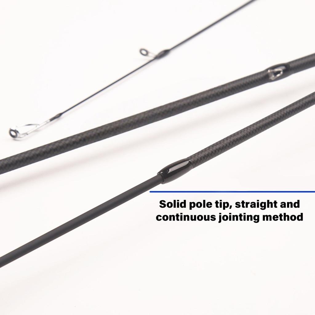 Ultralight Carbon Fiber Fishing Rod for Streams Creek Angling Portable Fishing Rod with Ergonomic Grip Beginner