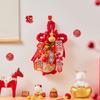 Spring Festival New Year's Day Decoration Swastika Knot Pendant New Entry Door Handle Living Room Decoration Atmosphere New Year Pendant