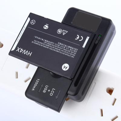 Universelles Handy-Ladegerät EU US-Stecker LCD-Anzeigebildschirm USB-Anschluss für Handy-Ladegeräte Akkuladung