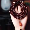African Small-Leaf Sandalwood 108 Beads Bracelet for Men & Women - Retro Chinese Style Rosary