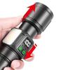 30W LED Rechargeable Flashlight 2000 High Lumens Torch with COB Light Handheld Flashlight for Home Camping Hiking Emergency