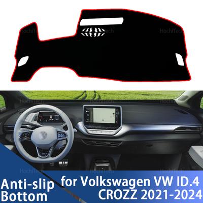 Für Volkswagen VW ID.4 CROZZ 2021-2024 Anti-Rutsch-Matte Armaturenbrettabdeckung Pad Sonnenschutz Dashmat Teppich Autozubehör